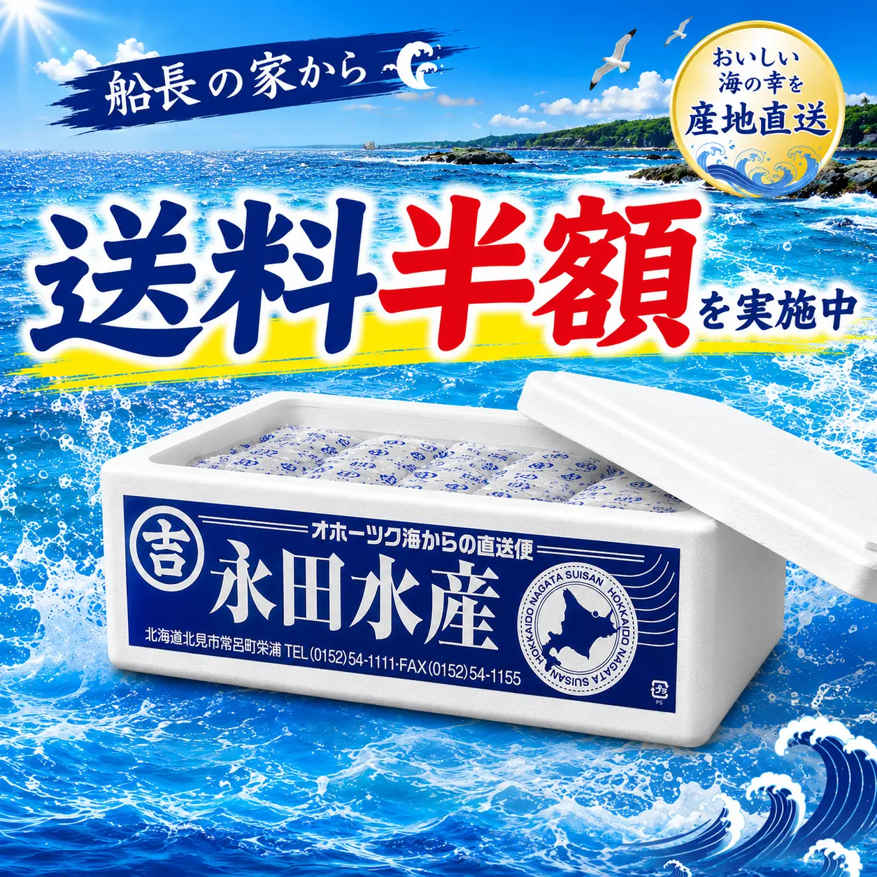 初夏の送料半額キャンペーン