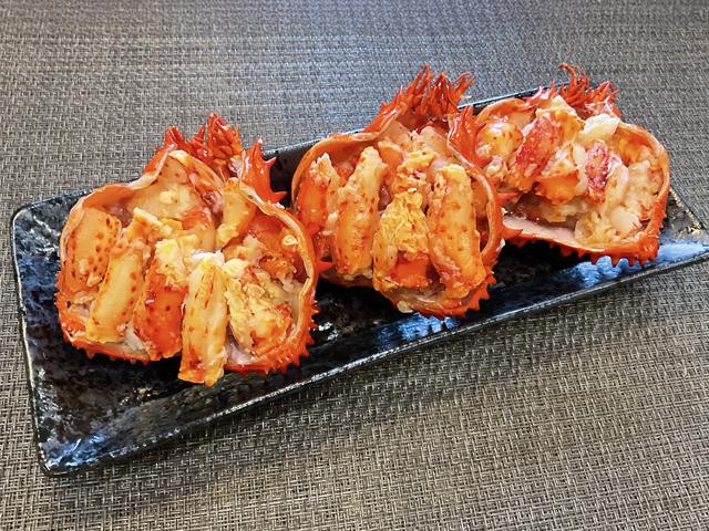 花咲がに甲羅盛
