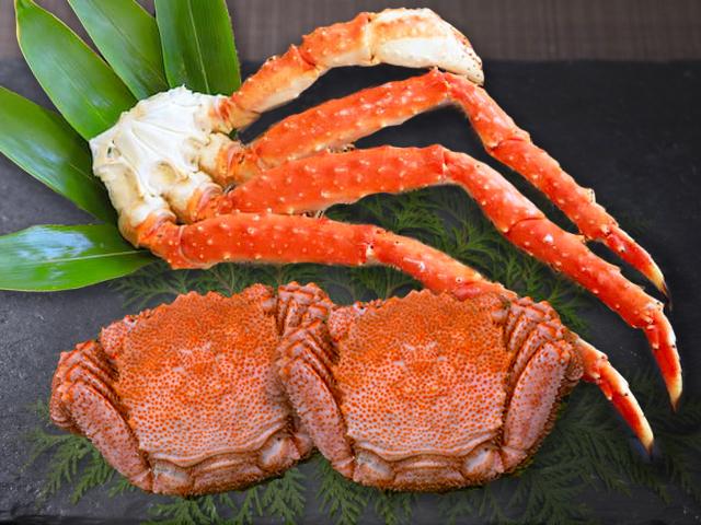 たらば茹足・毛がにＢセット