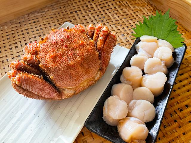 毛がに・ほたてセット | 船長の家 (永田水産)