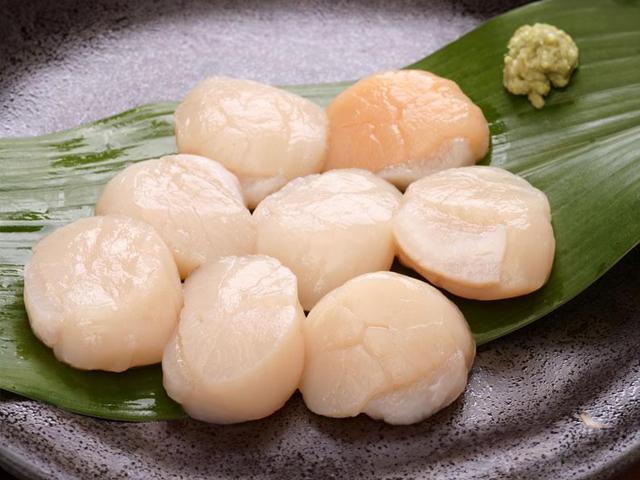 特大ほたて貝柱（冷玉） | 船長の家 (永田水産)