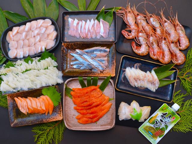 自慢のお刺身三昧セット