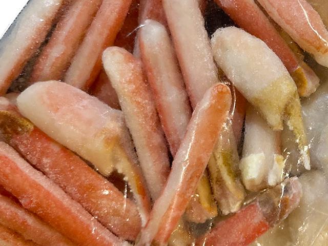 訳あり生冷ずわいがにむき身（棒・つめ）800g前後