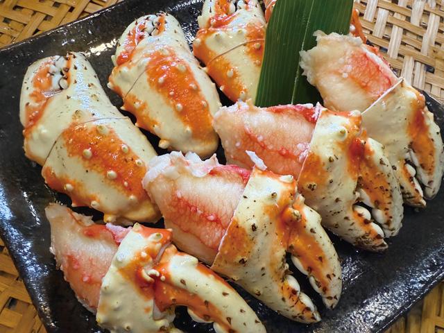 たらばがに茹ツメ特大1kg（7～9個入り）