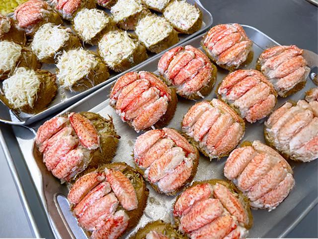 【限定】流氷毛がに甲羅盛りLサイズ2個セット